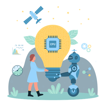 Automation of idea creation  Illustration