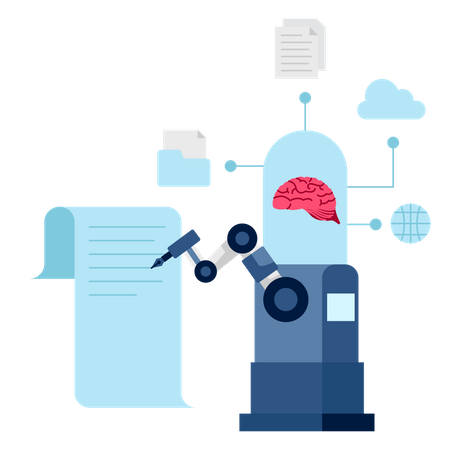 Automatische Zusammenfassung  Illustration