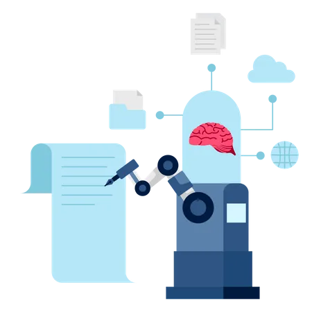 Automatische Zusammenfassung  Illustration