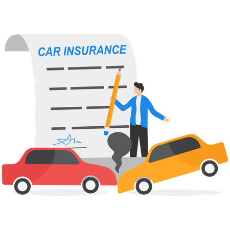 Automobile insurance  Illustration