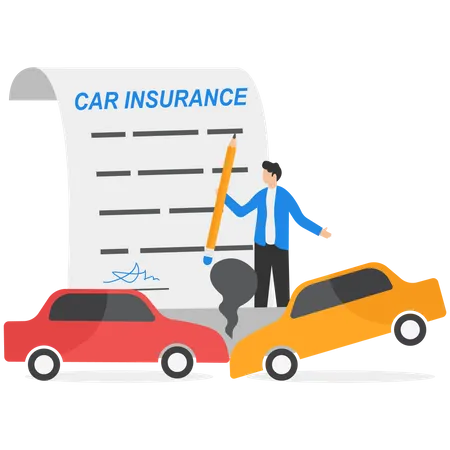 Automobile insurance  Illustration