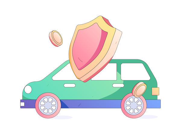 Automobile insurance payment  Illustration
