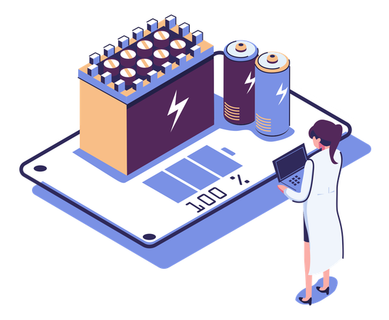 Autonomie de la batterie  Illustration