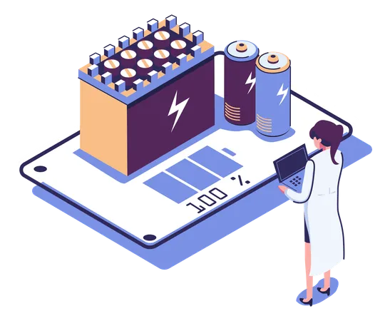 Autonomie de la batterie  Illustration