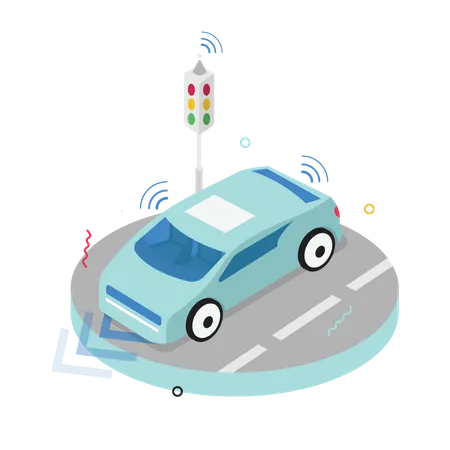 Autonomous Vehicles  Illustration