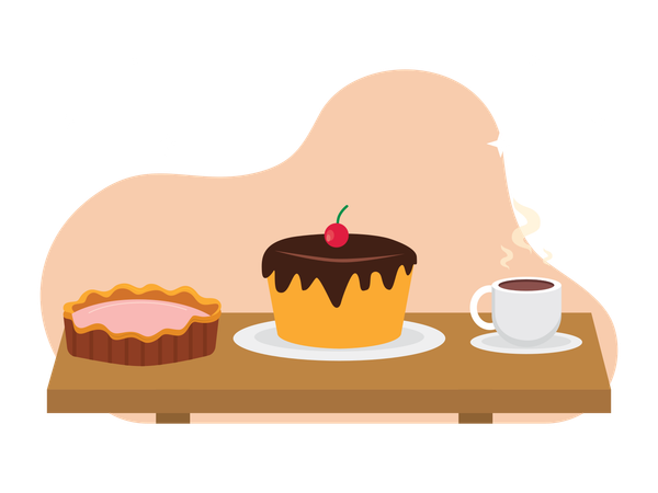 Autumn food  Illustration