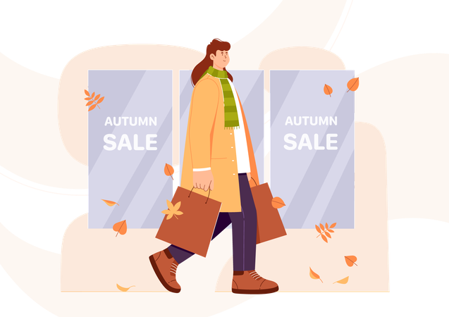 Autumn Sales  イラスト