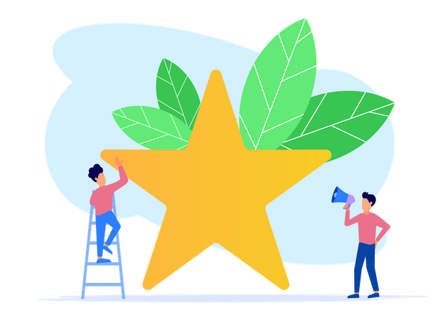 Avaliação do cliente  Ilustração
