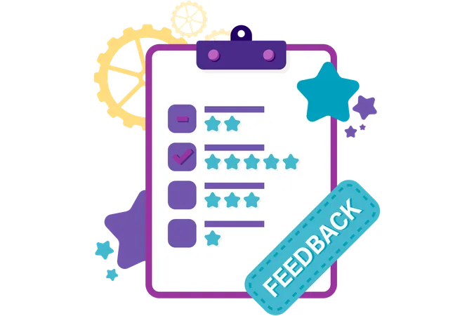 Avaliação e Feedback  Ilustração