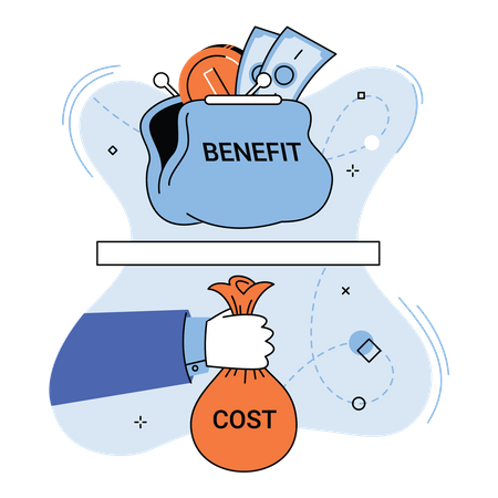 Bénéfice et coût  Illustration
