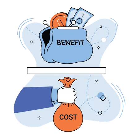 Bénéfice et coût  Illustration
