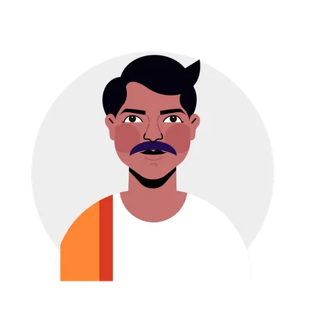 Avatar de fazendeiro  Ilustração