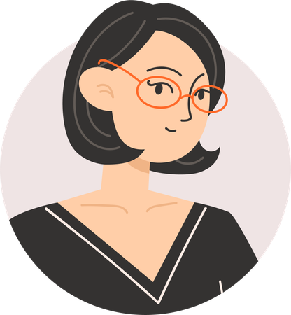 Avatar de menina  Ilustração