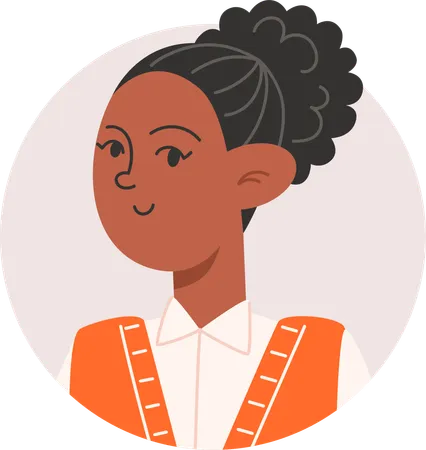 Avatar de menina  Ilustração