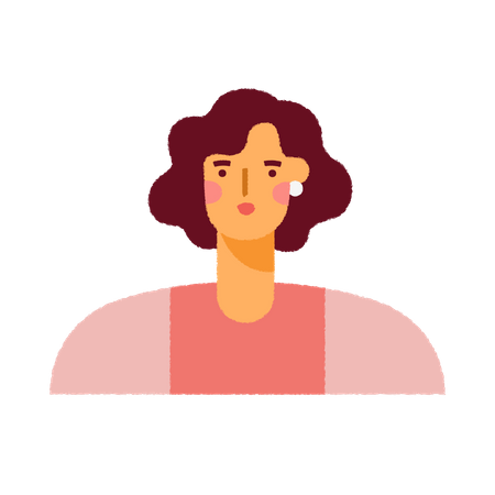 Avatar de menina  Ilustração