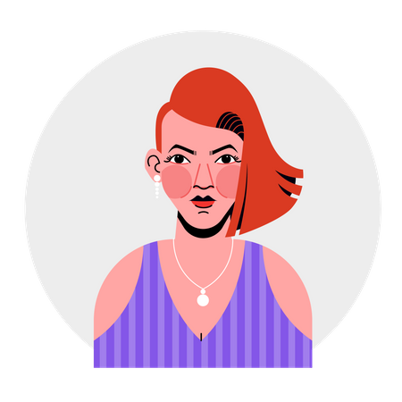 Avatar féminin  Illustration