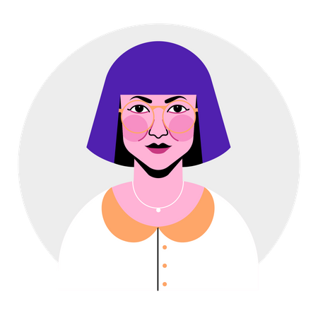 Avatar féminin  Illustration