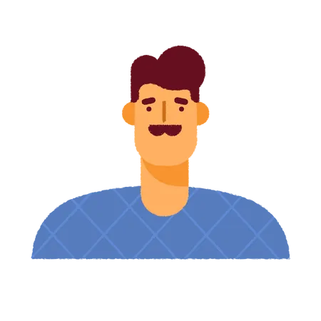 Avatar masculino  Ilustração