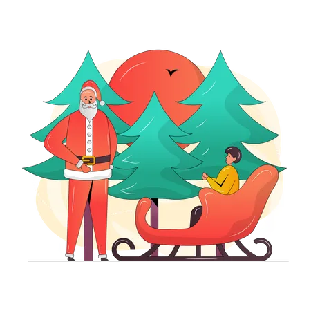 Aventure de Noël  Illustration