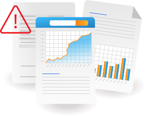 Avertissement sur la sécurité des investissements  Illustration