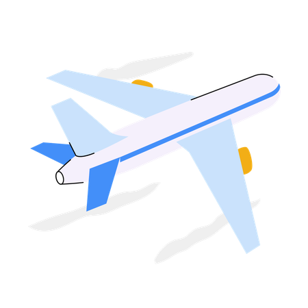 Avião  Ilustração