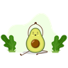 free avocado illustrations