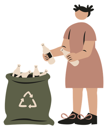 Avoid plastic bottle  Illustration