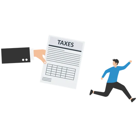 Avoid taxes  Illustration