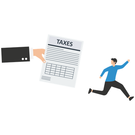 Avoid taxes  Illustration