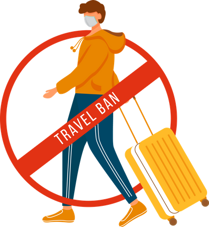 Avoid traveling  Illustration