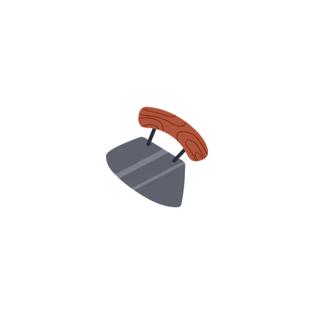 Axe or iron chopper knife  Illustration