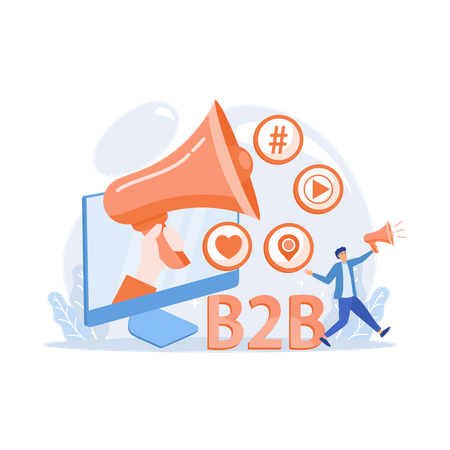 B 2 B Marketing  Illustration