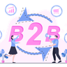 b2b illustration