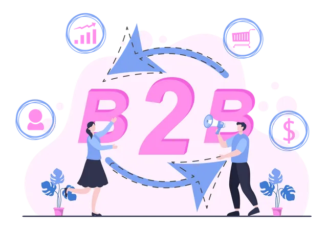 B2B  Illustration