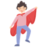 superman costume illustration