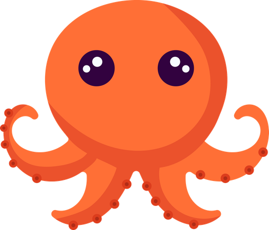 Baby-Oktopus  Illustration