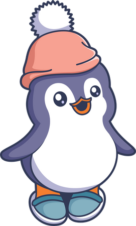 Baby Penguin  Illustration