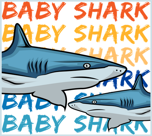 Baby shark  イラスト