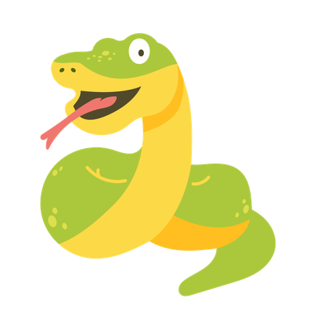 Baby snake  Illustration