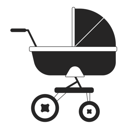 Baby stroller  Illustration