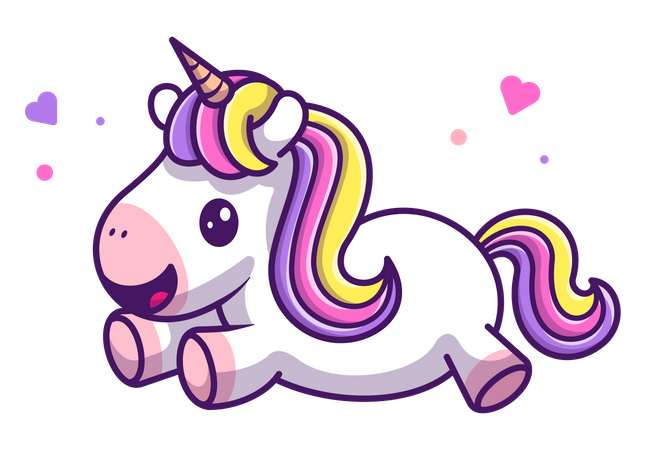 Baby unicorn Illustration