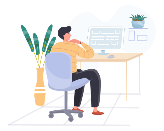 Back End Developer  Illustration