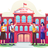 back to education illustration free download