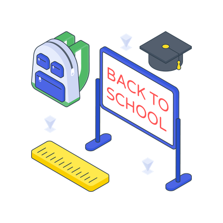 Back To School  Illustration