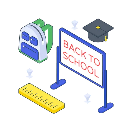 Back To School  Illustration