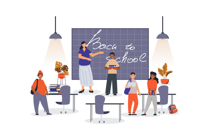 Back to school  Illustration