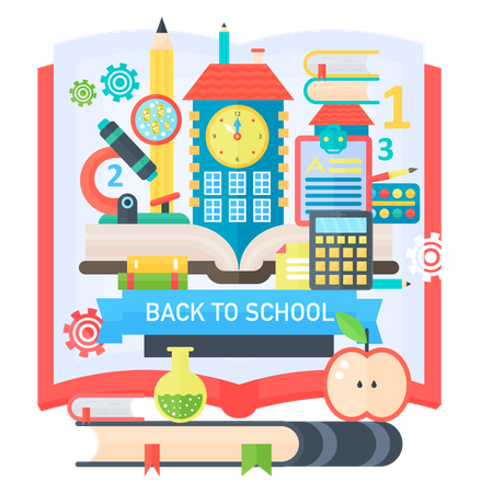 Back To School  Illustration