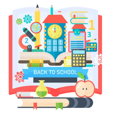 Back To School  Illustration