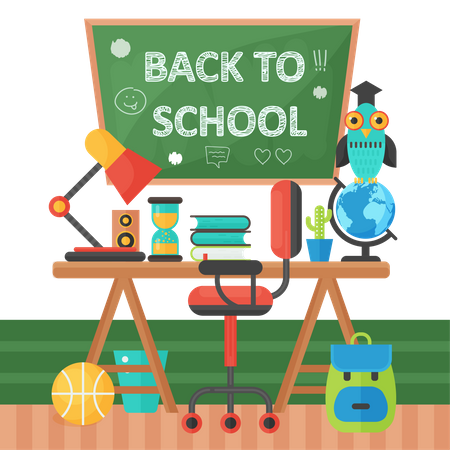 Back To School  Illustration