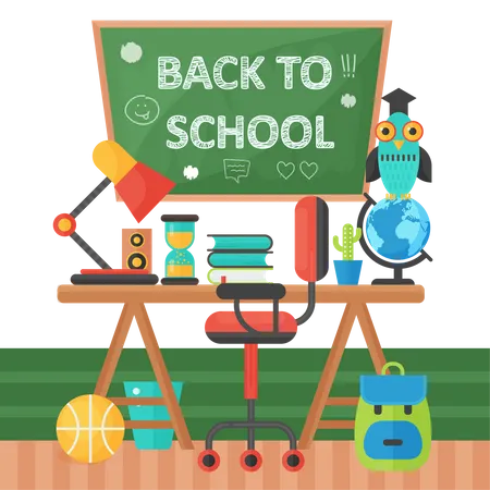 Back To School  Illustration